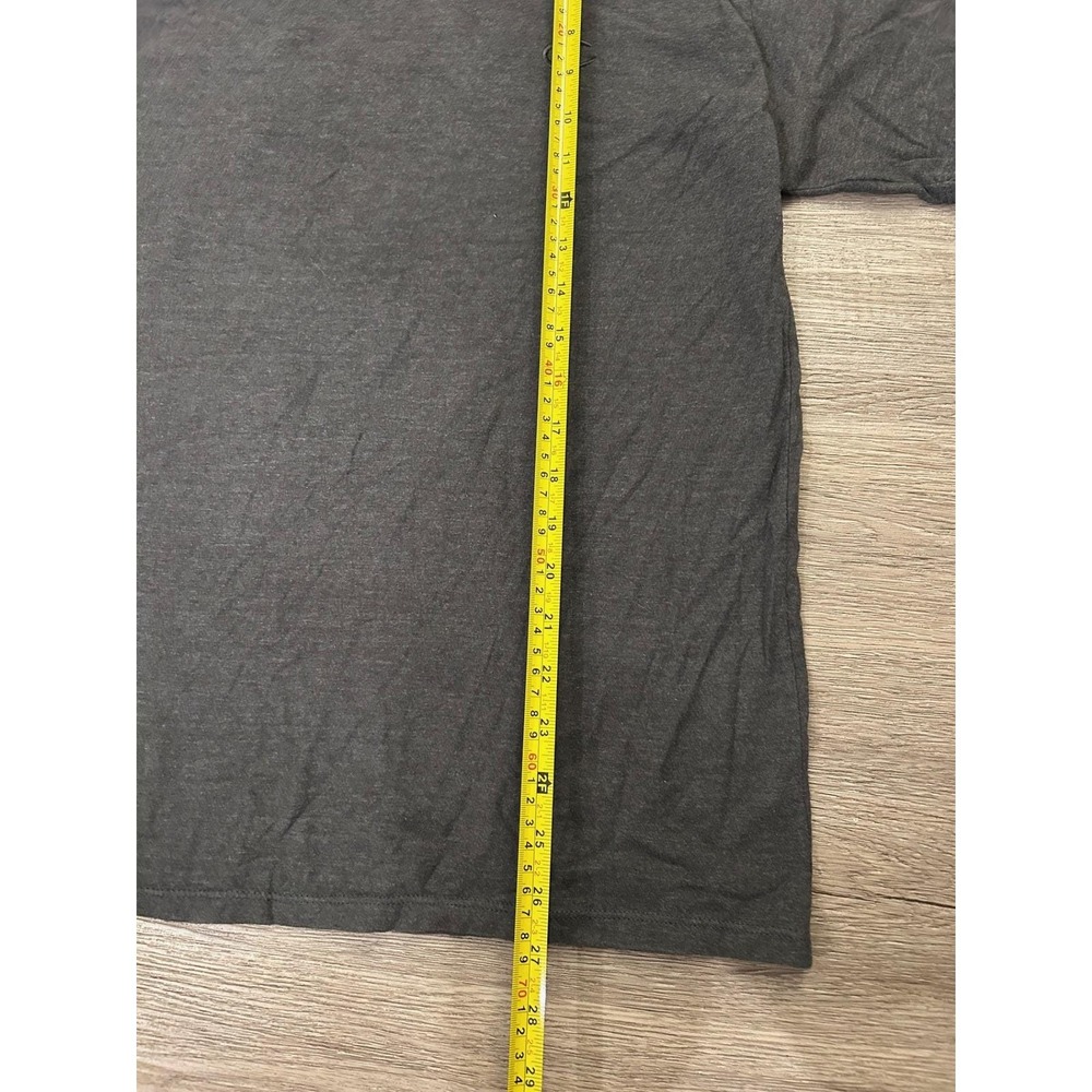 Champion Mens Authentic Athleticwear‎ T-Shirt Charcoal Grey Embroidered Logo M - Picture 6 of 8